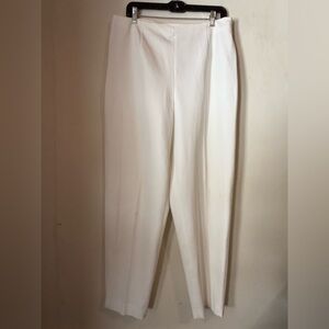 Talbots womens Elegant white Dress Pants size 16